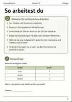 Vorschau - Arbeitsblätter - Biodiversität Basisscreening Klasse 7–8 - Seite 1