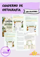 Vista previa - Hojas de trabajo - Cuaderno de Ortografía ( 4.º-6.º de Primaria) + Soluciones - Portada