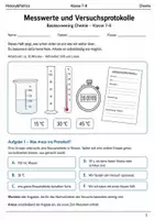Vorschau - Arbeitsblätter - Chemie Basisscreenings Minibundle Klasse 7–8 - Seite 1