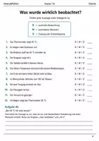 Vorschau - Arbeitsblätter - Basisscreening Chemie Messwerte Klasse 7–8 - Seite 3