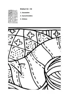 Vorschau - Mal- und Bastelvorlagen - Gemeinschaftsbild Dornröschen Kunstprojekt kooperativ - Seite 3