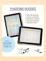 Vista previa - Para docentes: organización, planificación y formación - CUADERNO DOCENTE 26-27 HORIZONTAL - Portada