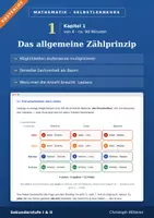 Vorschau - selbst erstellte Cliparts/Grafiken - Kapitel 1 Das allgemeine Zählprinzip Selbstlernkurs - Deckblatt