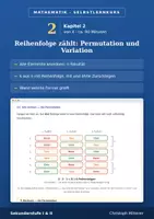 Vorschau - selbst erstellte Cliparts/Grafiken - Kapitel 2 Permutation und Variation Selbstlernkurs - Deckblatt