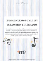 Vista previa - Unidades / Secuencias / Situaciones de Aprendizaje - Bad Bunny, Karol G y la Ley de Oferta y la Demanda - Portada