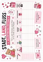 Vorschau - Arbeitsblätter - Stadt Land Fluss Valentistags-Edition - Deckblatt