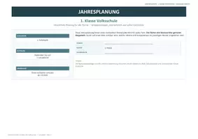 Vorschau - Lehrpläne/Lehrermaterial - Jahresplanung 1. Klasse, Österreichischer Lehrplan Aktuell - alle Fächer - Seite 1