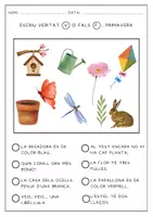 Vista previa - Hojas de trabajo - CL FRASE SIMPLE PRIMAVERA. - página 2