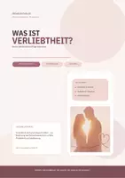 Vorschau - Arbeitsblätter - Verliebtheit & Liebe – Psychologie romantischer Beziehungen | Sek II - Deckblatt