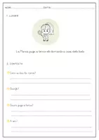 Vista previa - Hojas de trabajo - COMPRENSIONS LECTORES FRASE SIMPLE LLETRA PAL + LLETRA LLIGADA - página 1