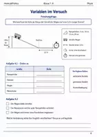 Vorschau - Arbeitsblätter - Basisscreening Physik Experimente Klasse 7–8 - Seite 3