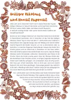 anteprima - Esercizi - SAN NICOLA – Nikolaus und Knecht Ruprecht – Grammatica Tedesca & Leseverständnis NATALE IN GERMANIA - Pagina 1