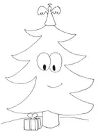 Vorschau - Arbeitsblätter - Weihnachtsbäume Comic lustig Grundschule Klasse 1-4 Advent - Seite 1