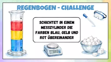 Vorschau - Stundenentwürfe - Dichte Experiment – Forschendes Lernen mit dem Dichte-Regenbogen | Komplette Unterrichtsstunde Chemie Klasse 7/8 - Seite 1