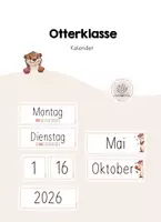Vorschau - Poster - Otterklasse - Tafelkalender - Deckblatt