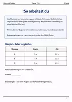 Vorschau - Arbeitsblätter - Basisscreening Physik Sicherheit Klasse 7–8 - Seite 1