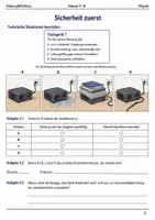 Vorschau - Arbeitsblätter - Basisscreening Physik Sicherheit Klasse 7–8 - Seite 2