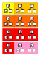 Voorbeeld - 🌈 Rekenkaartjes – Kleurrijke splitskaartjes tot 10 - Voorblad