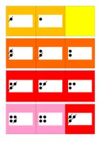 Voorbeeld - 🌈 Rekenkaartjes – Kleurrijke splitskaartjes tot 10 - Pagina 1