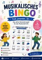 Vorschau - Arbeitsblätter - Musikalisches Bingo – Finde jemanden, der… | Kennenlernspiel Musik | Klasse 4-8 - Deckblatt