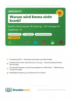 Vorschau - Arbeitsblätter - Mystery Immunsystem und Impfung Bio - Deckblatt