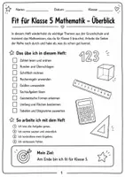 Vorschau - Stationenlernen - Fit für Klasse 5 Mathematik - Seite 1
