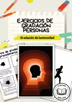 Vista previa - Manualidades / Dibujos para colorear - Ejercicios de gradación - Personas - Portada