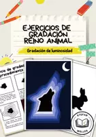 Vista previa - Manualidades / Dibujos para colorear - Ejercicios de gradación - Reino animal - Portada