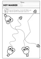 Vorschau - Arbeitsblätter - Grafomotorik – Dot-Marker | 20 Schwungübungen für den Schulanfang - Seite 3