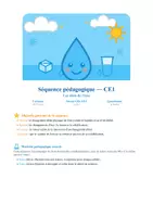 Aperçu - Préparation de séquence / Séquence complète - Les 3 états de l'eau - séquence complète - Page 1