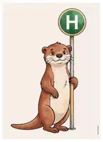 Vorschau - Stationenlernen - Otterklasse - Haltestelle & Kontrollbüro - Seite 3