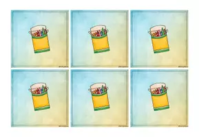 Vorschau - Aufgabenkarten - Kunst für schnelle Kinder Aufgabenkarten - Seite 2