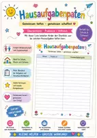 Vorschau - Poster - Hausaufgabenpaten – Helfersystem für die Klasse | Organisation & Klassengemeinschaft - Deckblatt