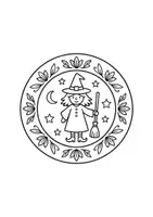 Vorschau - Arbeitsblätter - Herbst, Halloween, Kunst, Malen, Mandala, Ausmalen - Seite 2