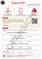 Vorschau - Arbeitsblätter - Arbeitsblatt Imperfekt (inkl. 3 interaktiver, digitaler Übungen) - Deckblatt