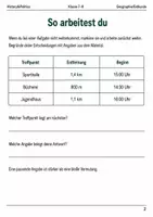 Vorschau - Arbeitsblätter - Geographische Daten prüfen Klasse 7–8 - Seite 1