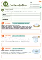Vorschau - Arbeitsblätter - Kohäsion, Adhäsion, Oberflächenspannung - Stoffeigenschaften - Seite 2