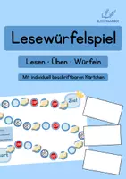 Vorschau - Spiele - Lesewürfelspiel – Lesen spielerisch üben - Seite 1