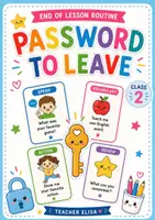 anteprima - Programmi scolastici / Materiali per docenti - End of Lesson Routine 2 - Password To Leave - Pagina di copertina