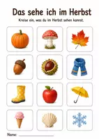 Vorschau - Arbeitsblätter - Differenziertes Morgen Herbst-Heft - Seite 3