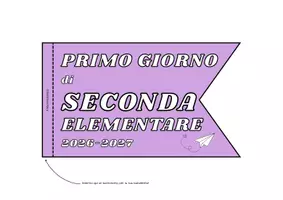 anteprima - Altro tipo di materiale - Bandierine primo giorno di scuola - Pagina 3
