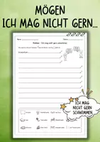 Vorschau - Unterrichtsreihen - DaZ / DaF - Mögen - Ich mag nicht gern... (Hobbies) - Deckblatt