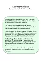 Vorschau - Arbeitsblätter - BackToSchool Escaperoom Mathematik Klasse 8 bis 12 - Seite 3