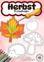 Vorschau - Mal- und Bastelvorlagen - Herbst Prickeln Herbst Fensterbilder Prickelbilder - Deckblatt
