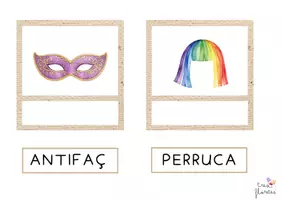 Vista previa - Tarjetas / Manipulativos - RELACIÓ IMATGE - PARAULA (CARNAVAL) - página 3