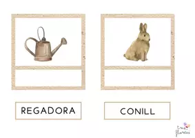 Vista previa - Tarjetas / Manipulativos - RELACIONAR IMATGE-PARAULA (PRIMAVERA) - página 3