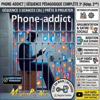Aperçu - Préparation de séquence / Séquence complète - 3e - ARGUMENTATION - TU QUOQUE - PHONE-ADDICT - Page de couverture