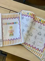 Voorbeeld - Leesdagboek 1e/2e/3e leerjaar - Groep 3/4/5 met stickersysteem 2026-2027 - Voorblad