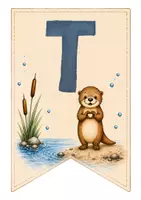 Vorschau - Bildkarten - Wimpelkette Otter-Klasse I Schriftzug OTTERKLASSE - Seite 3