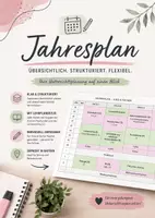 Vorschau - Lehrpläne/Lehrermaterial - Vorlage für Jahresplanung 2026/27 - 3 Fächer - Deckblatt